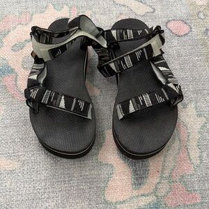 Teva Black and Gray Women's Sandals